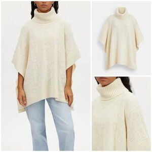 Coach ~ Signature Knit Poncho